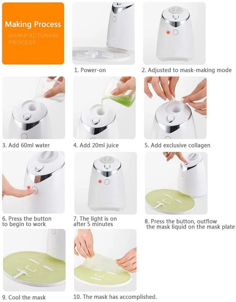 Machine à Masque Visage aux Fruits & Collagène – Le Soin Naturel Sur-Mesure - الصورة 3